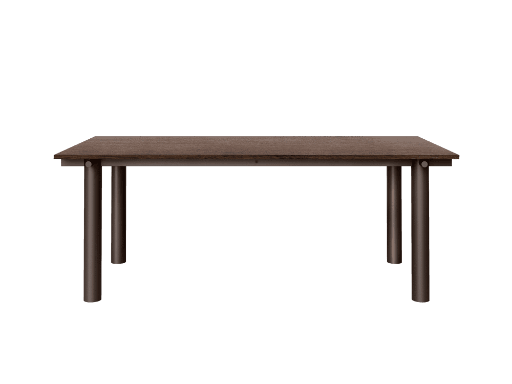 Ferm Living Atura Dining Table - Dark Chocolate/Dark Stained Oak — фото 2