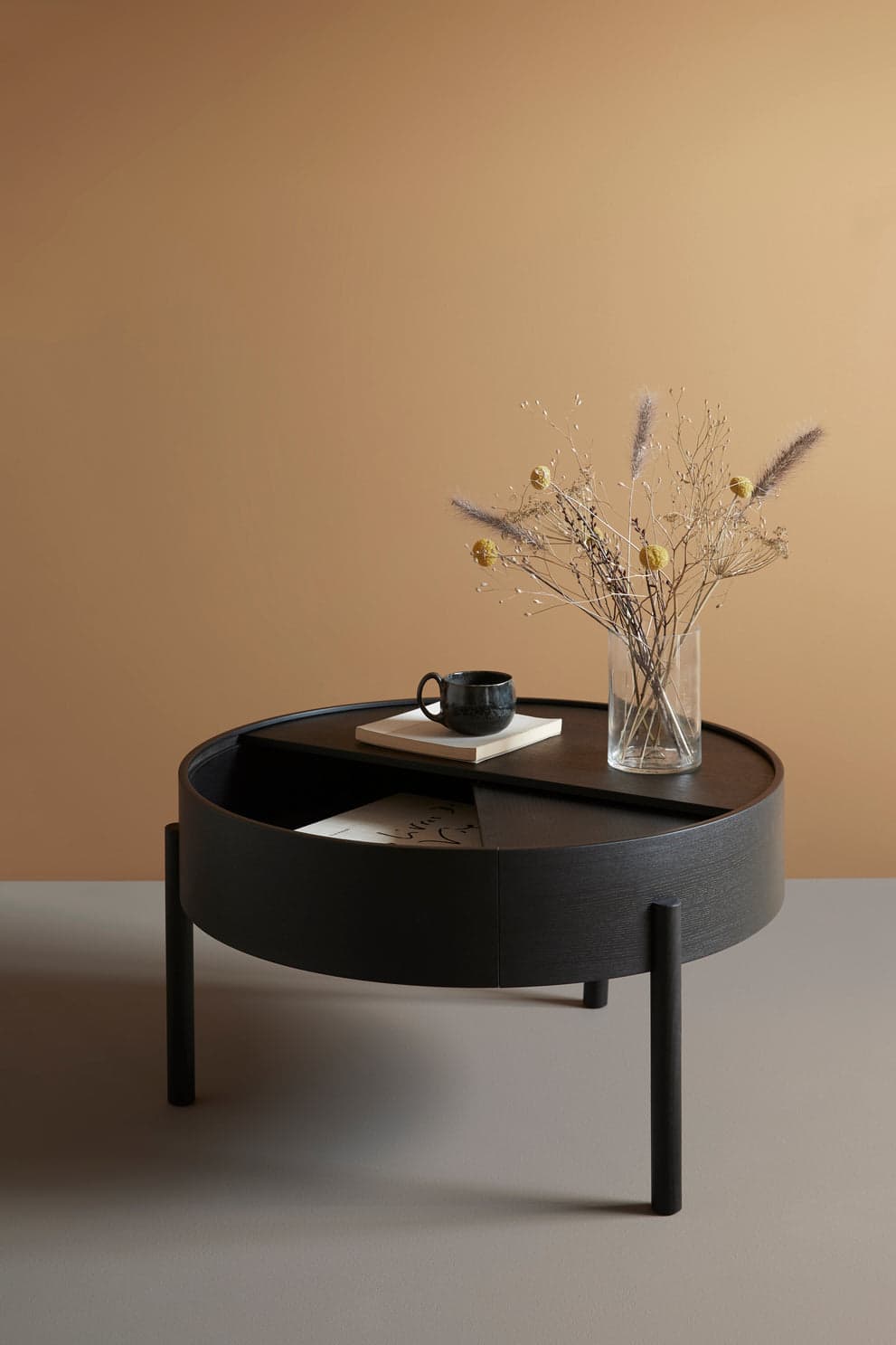 WOUD Arc coffee table (66 cm) - Black — фото 5