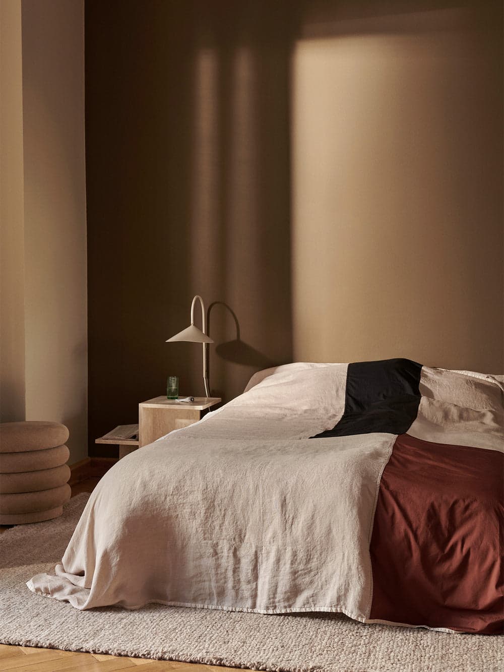 Ferm Living Distinct Side Table - Travertine — фото 3