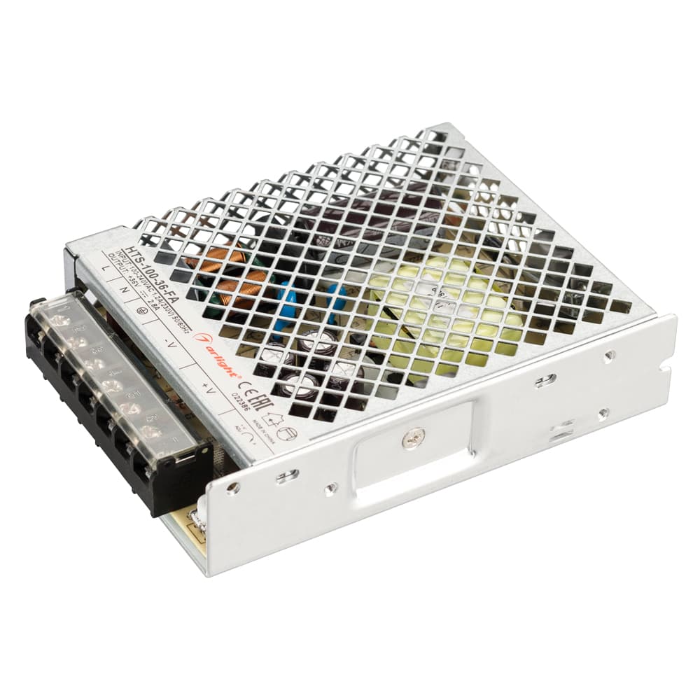 Блок питания HTS-100-36-FA (36V, 2.8A, 100W) (Arlight, IP20 Сетка, 3 года) 022386