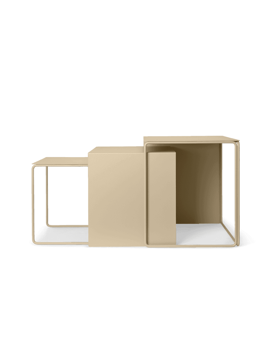 Ferm Living Cluster Tables - Set of 3 - Cashmere