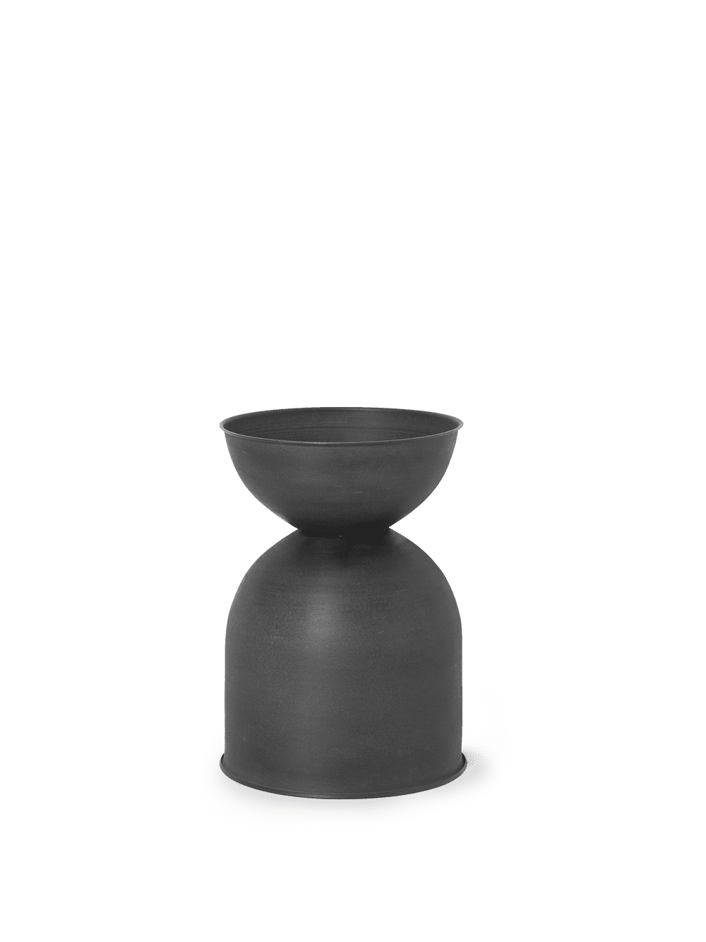Ferm Living Hourglass Pot - Small - Black — фото 4