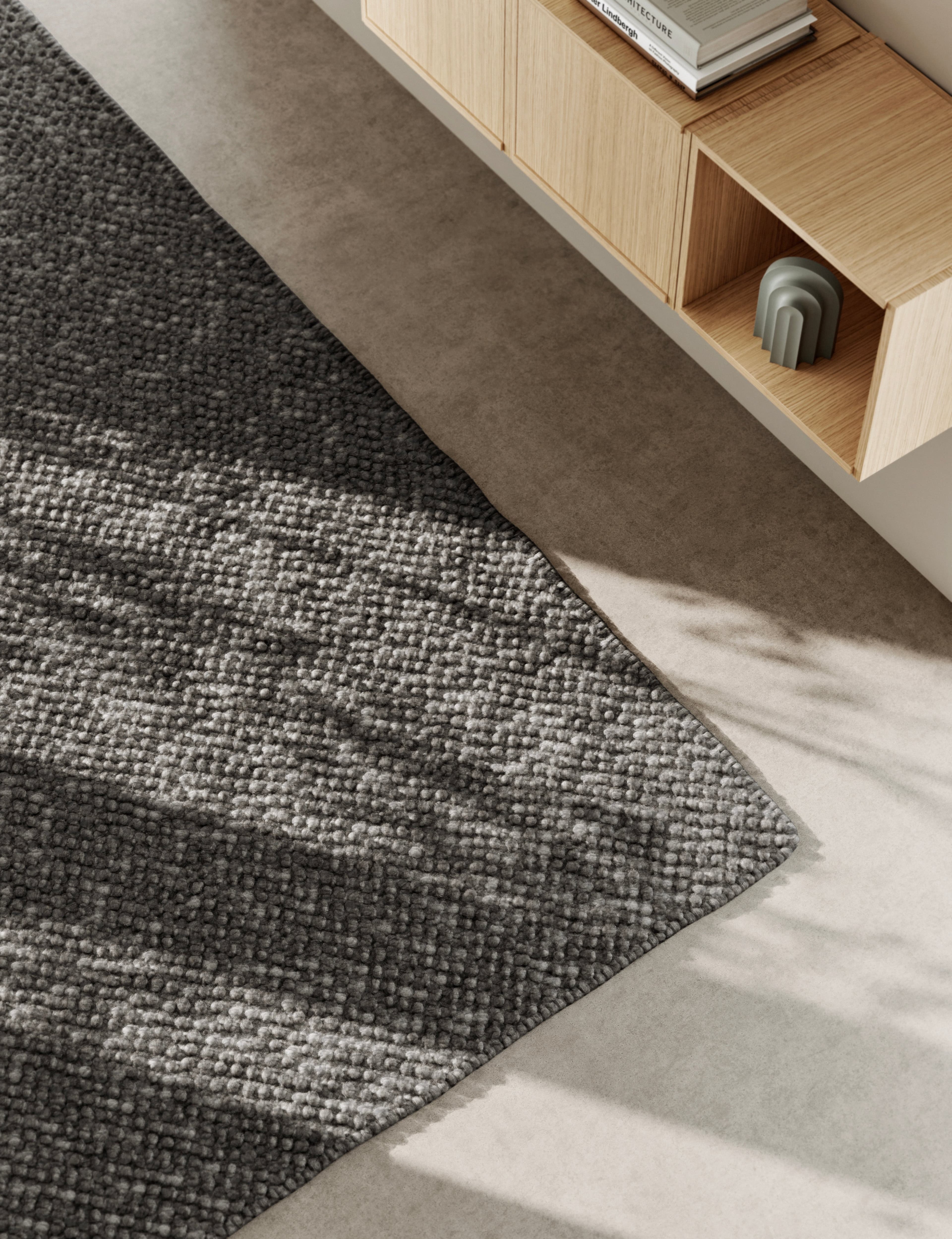 WOUD Tact rug (170 X 240) - Anthracite grey — фото 3
