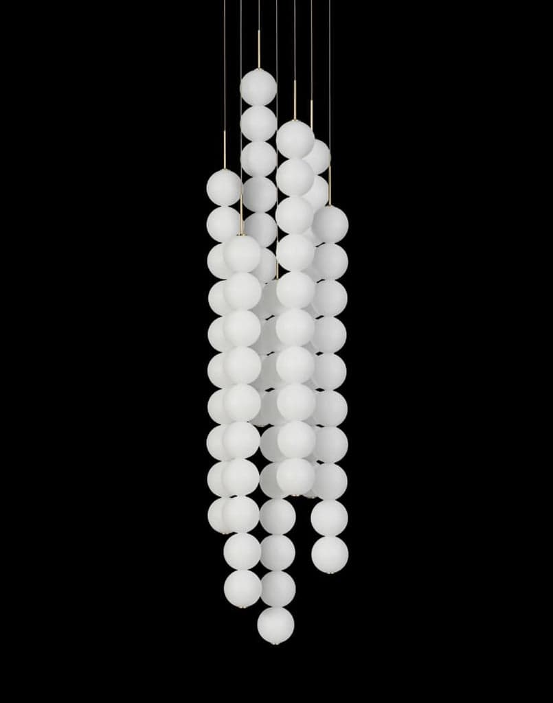 Terzani Abacus 7 round multi light pendant — фото 3