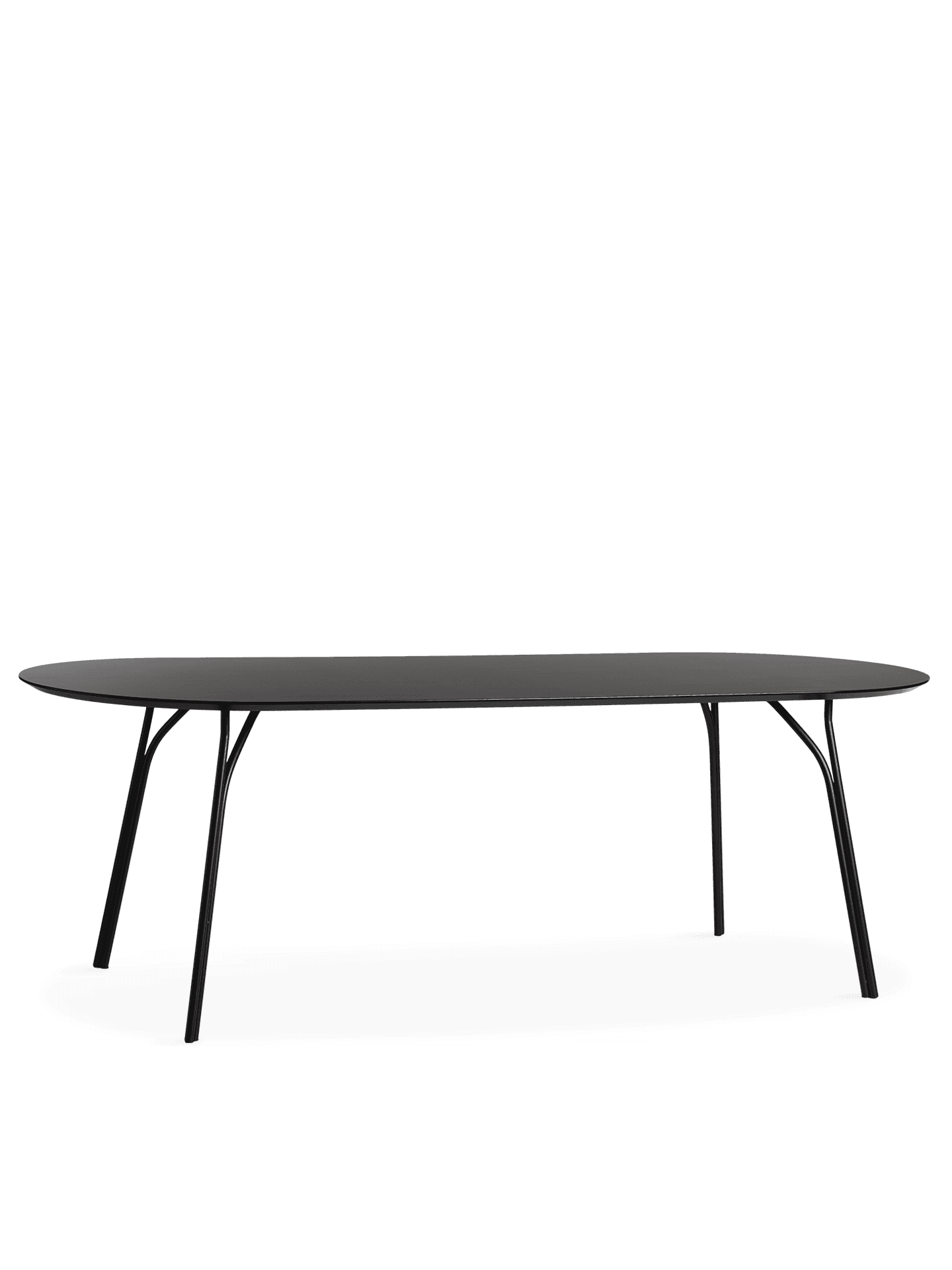 WOUD Tree dining table (220 cm) - Charcoal black/black — фото 2