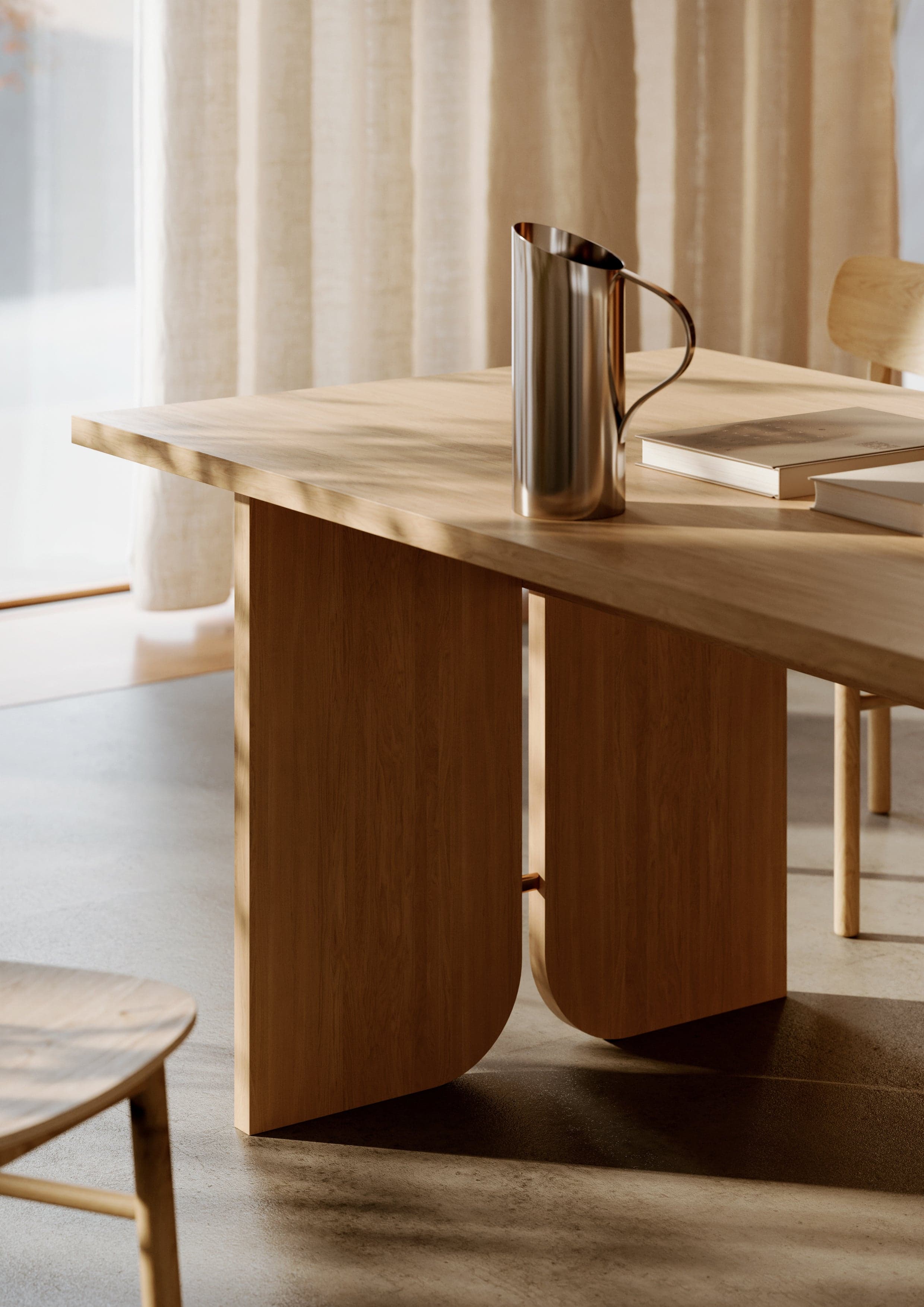 WOUD Kimono dining table - Oak — фото 5