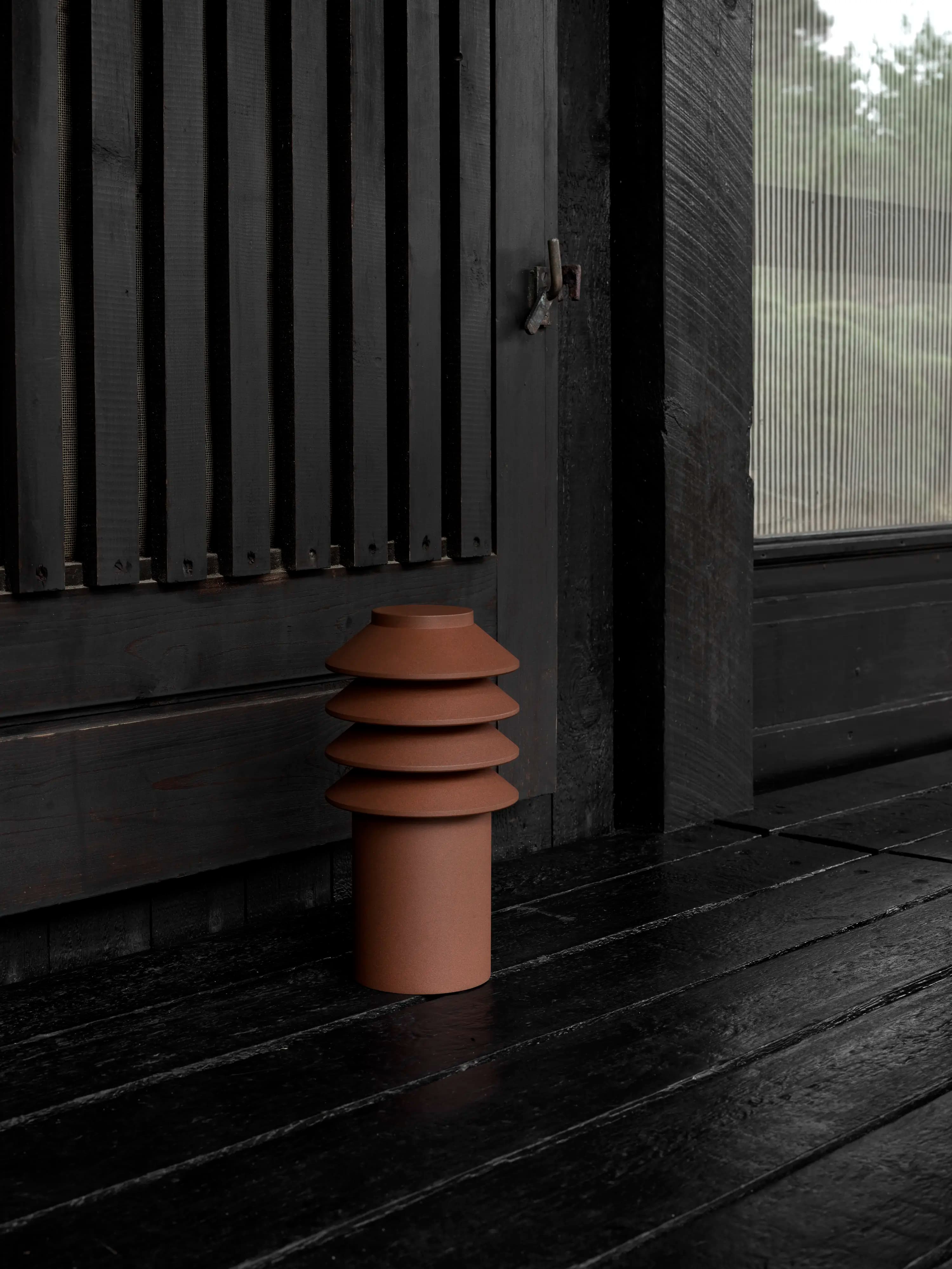 Louis Poulsen Bysted Garden Bollard Corten colour SHORT — фото 6