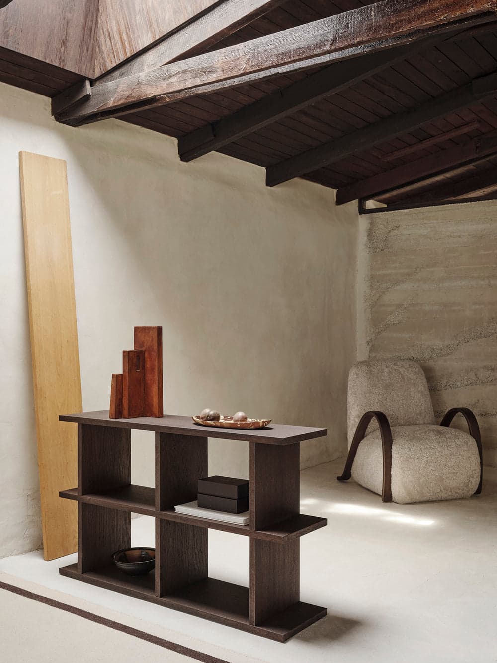 Ferm Living Kona Bookcase - 2x2 - Dark Stained Oak — фото 3
