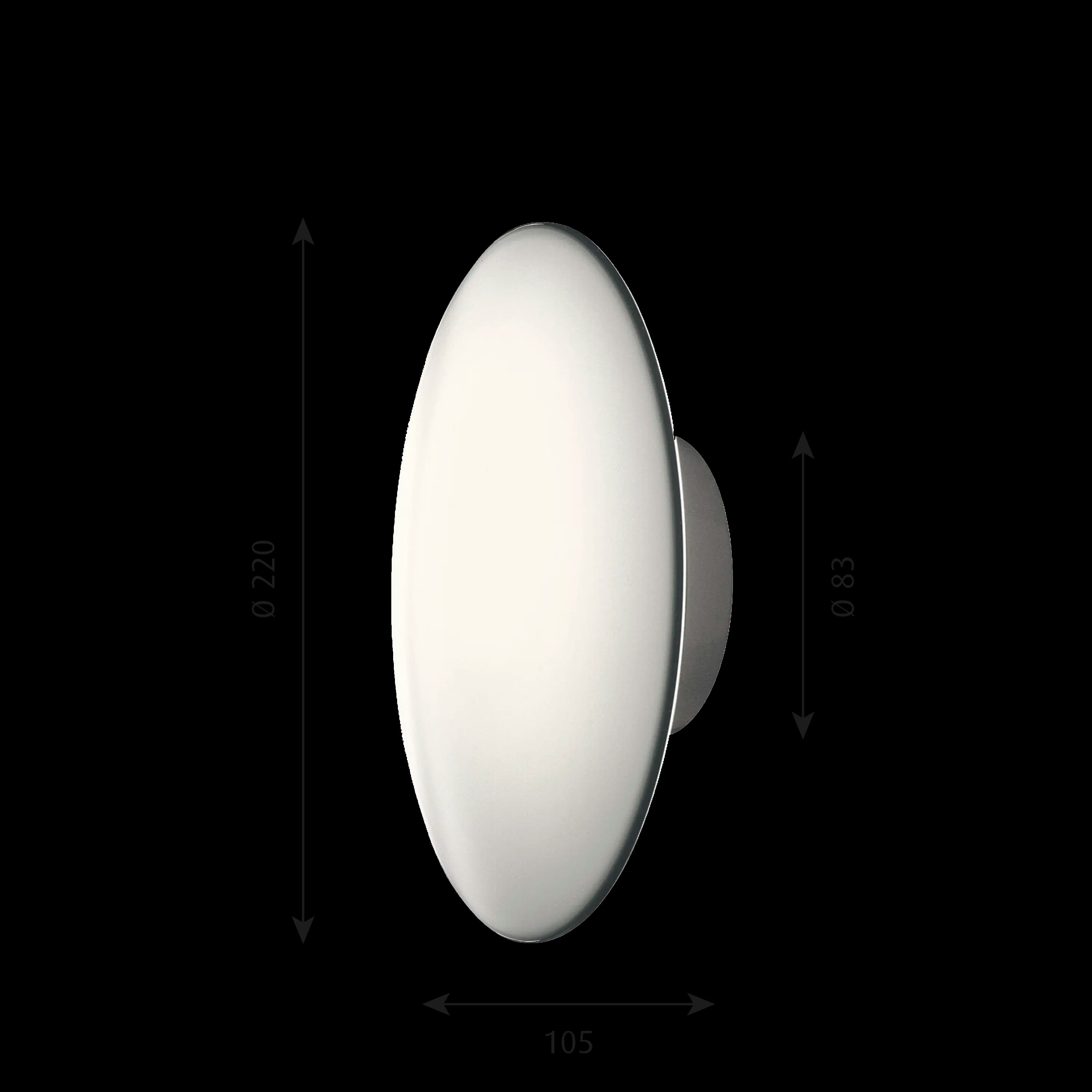 Louis Poulsen AJ Eklipta Wall Lamp White Ø 220 — фото 8