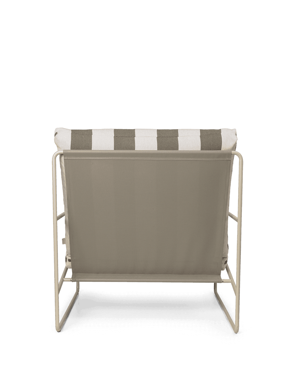 Ferm Living Desert 1-seater - Cashmere - Stripe - Chocolate — фото 4