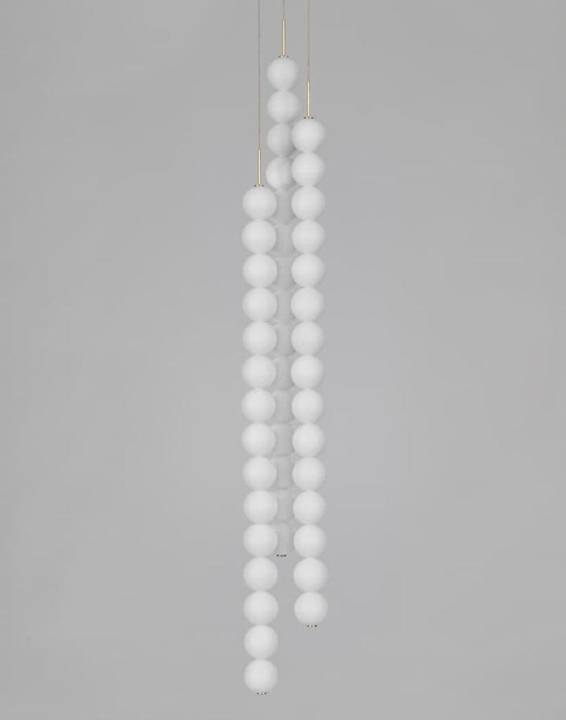 Terzani Abacus 3 round multi light pendant — фото 8
