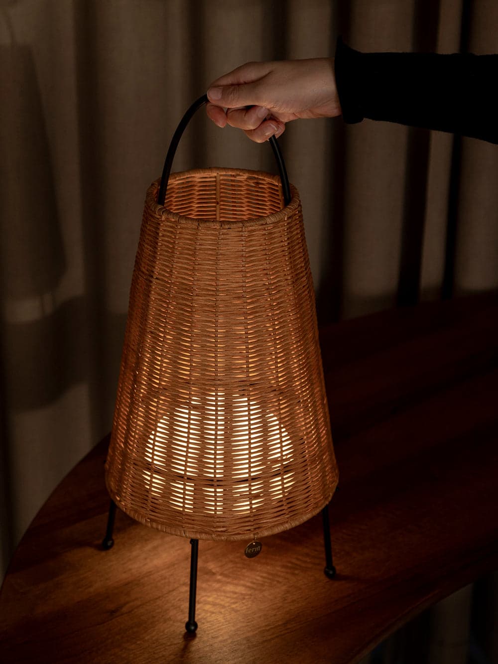 Ferm Living Porti Braided Lamp - Natural — фото 4