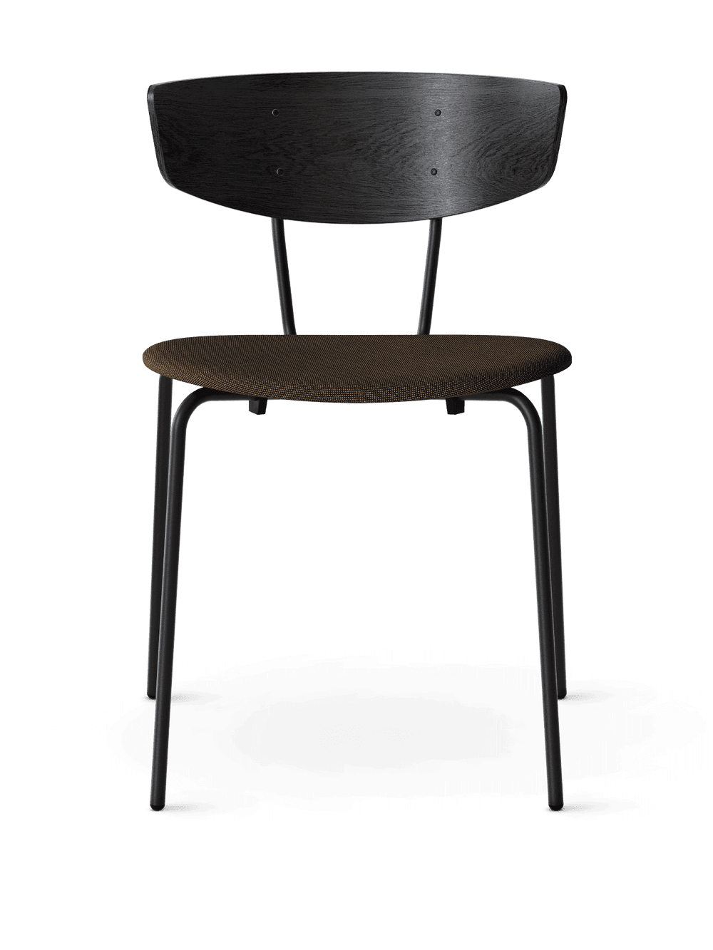 Ferm Living Herman Dining Chair - Hallingdal - Black/Dark Brown — фото 2