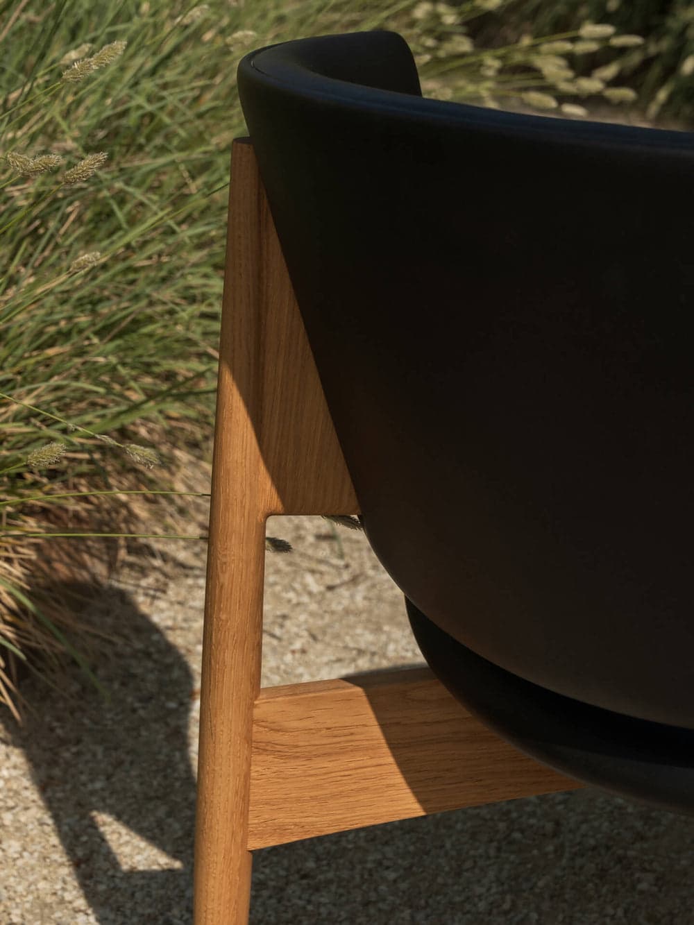 Ferm Living Herman Lounge Chair - Wood - Vegea - Natural Oak/Black — фото 4