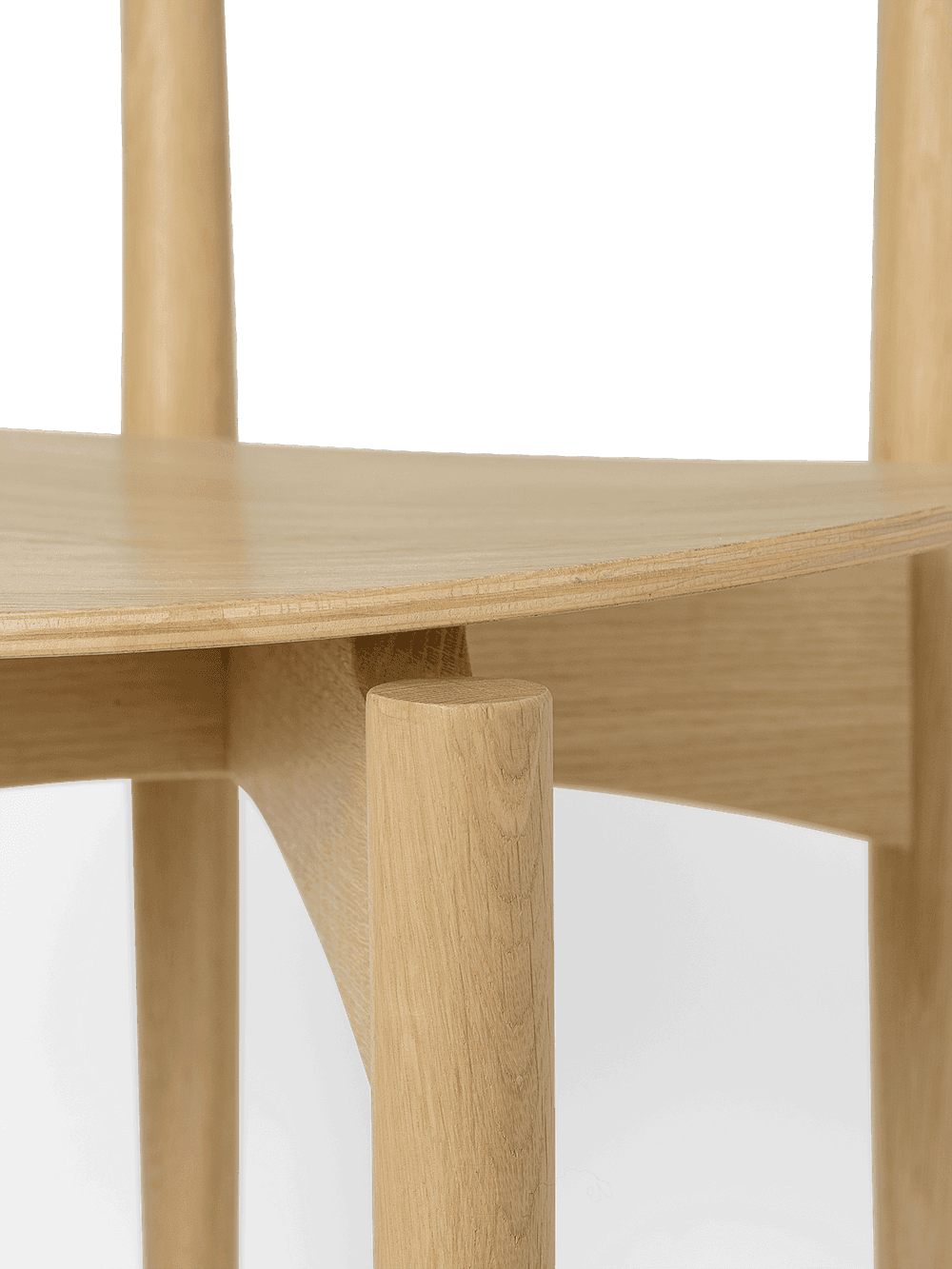 Ferm Living Herman Dining Chair - Wood - Natural Oak — фото 6
