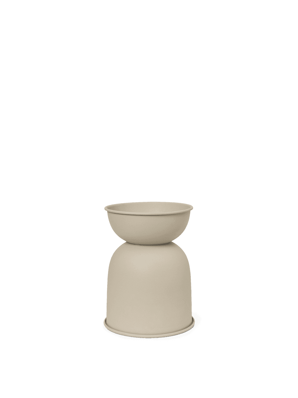 Ferm Living Hourglass Pot - Extra Small - Cashmere — фото 4
