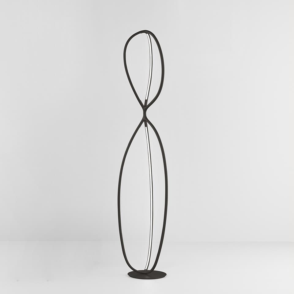 Artemide Arrival floor - Matt Black - APP Compatible