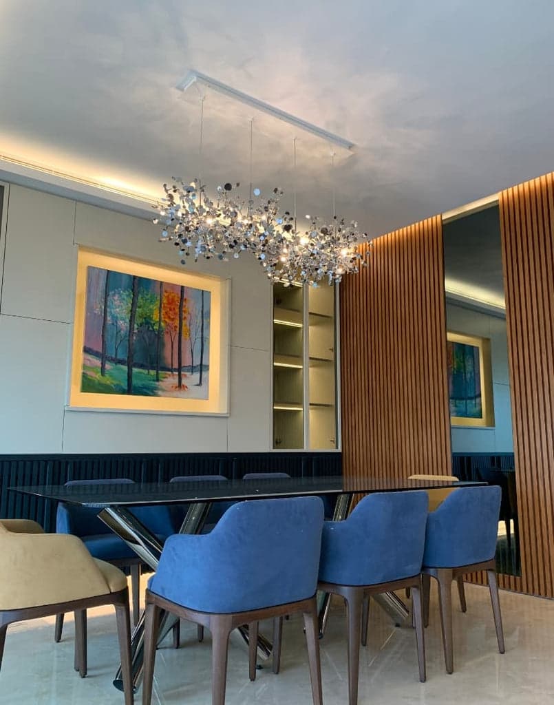 Terzani Argent 4 linear multi light pendant — фото 8