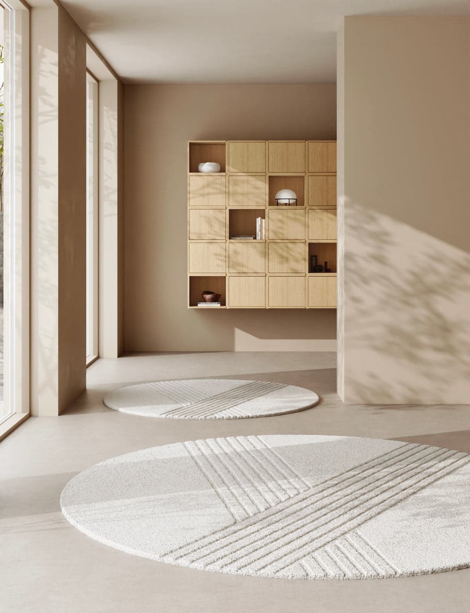 WOUD Kyoto rug (Ø: 200 cm) - Off white — фото 3