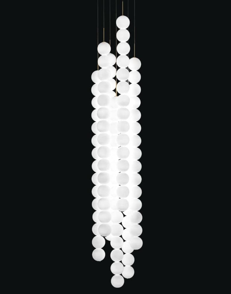Terzani Abacus 7 round multi light pendant — фото 5