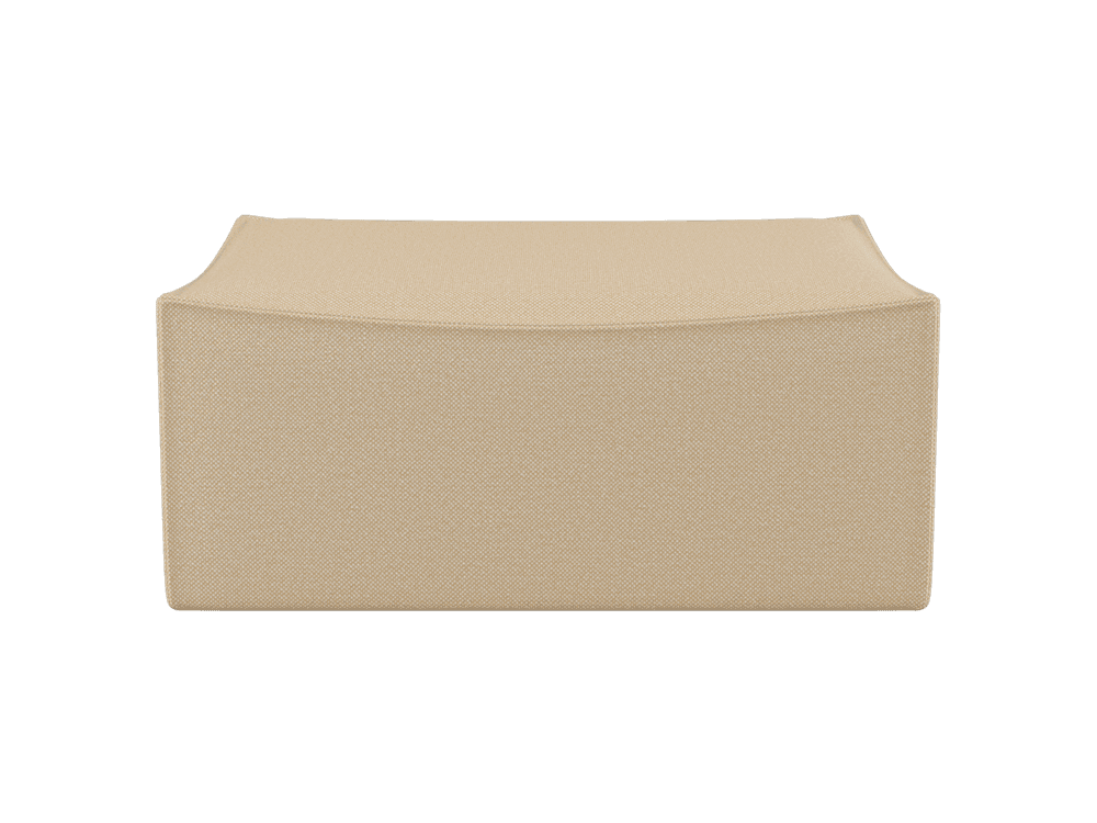 Ferm Living Catena Pouf Rectangular S501 - Hallingdal - Beige — фото 2