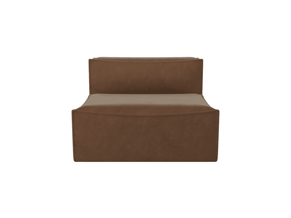 Ferm Living Catena Sofa Center L100 - Rich Velvet - Soft Brown — фото 2