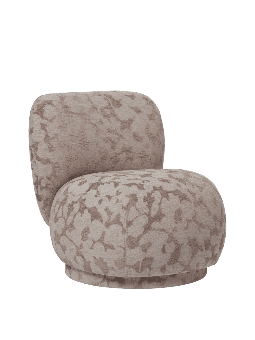 Ferm Living Rico Piccolo Lounge Chair - Swivel - Cilla - Taupe — фото 3