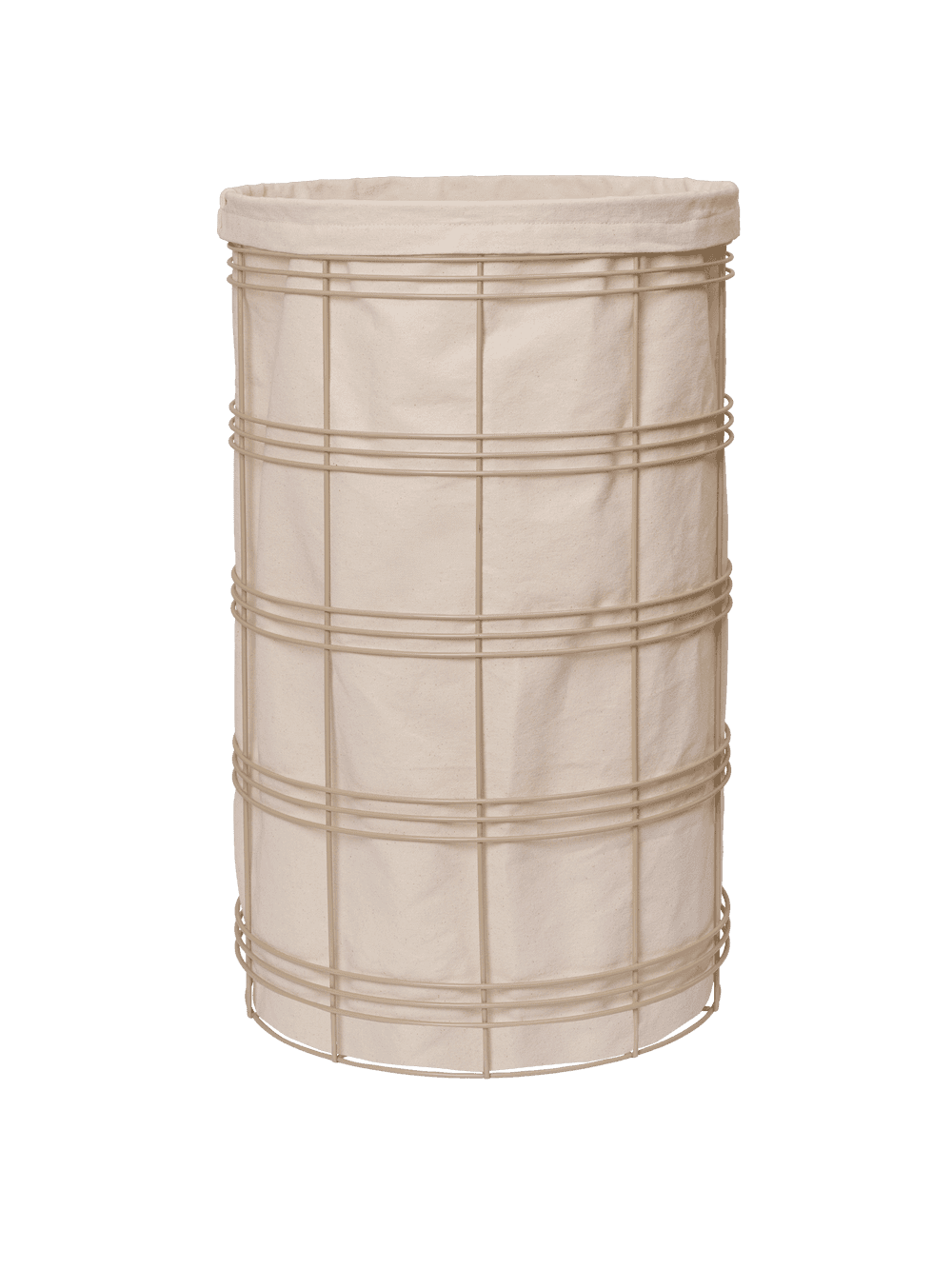 Ferm Living Fio Laundry Basket - Cashmere/Natural — фото 2