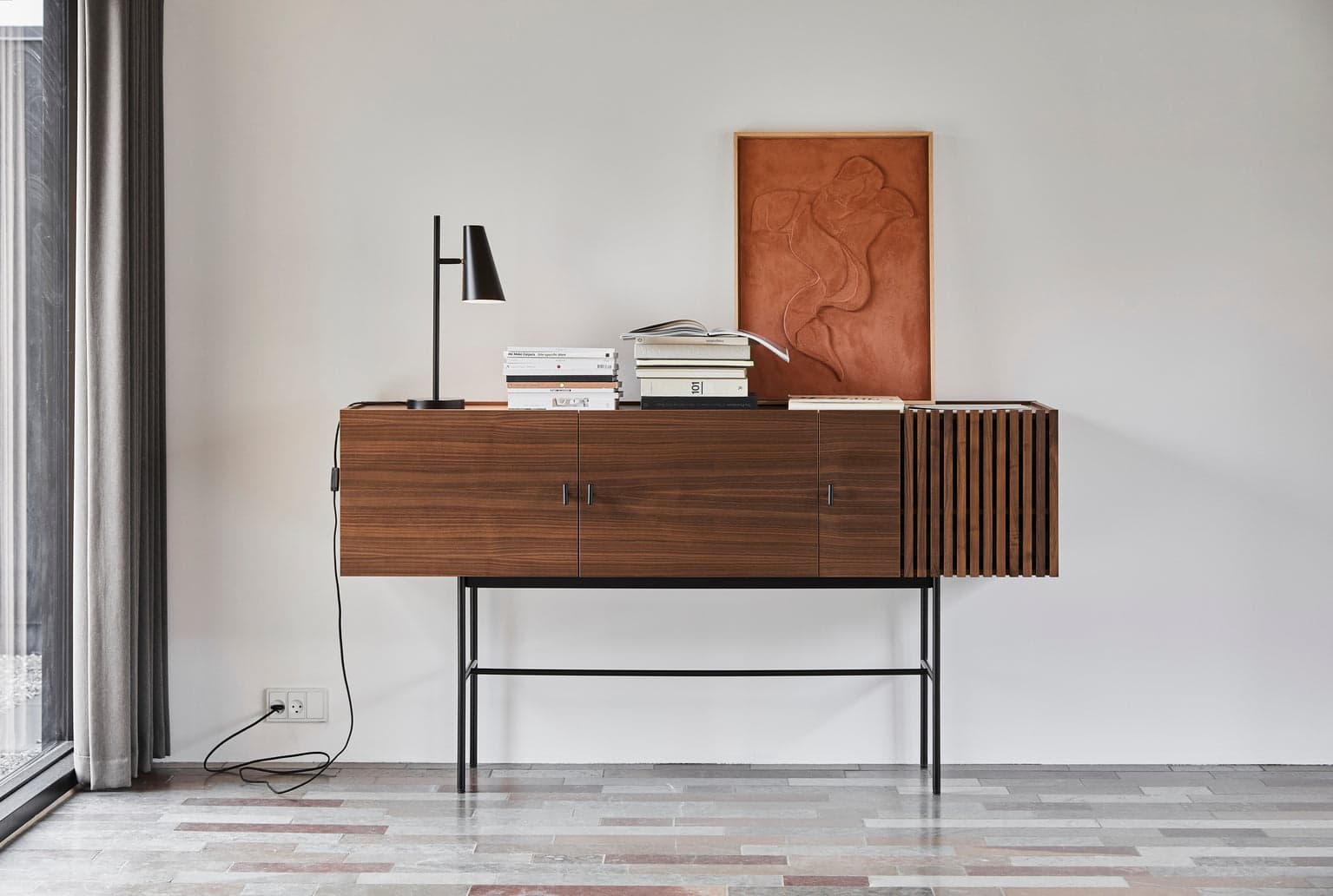 WOUD Array sideboard (180 cm) - Walnut — фото 3