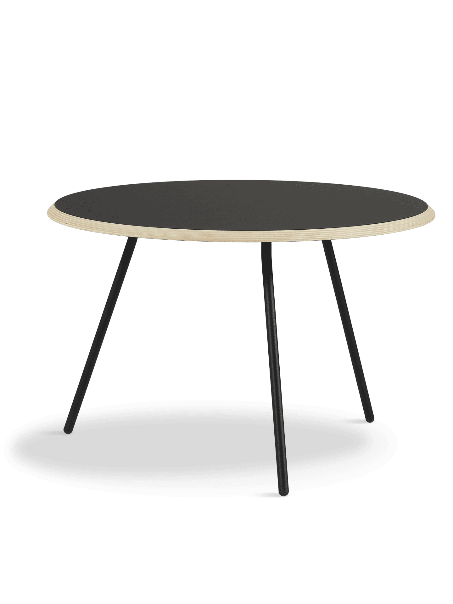 WOUD Soround coffee table - Black (Ø75xH49) — фото 2