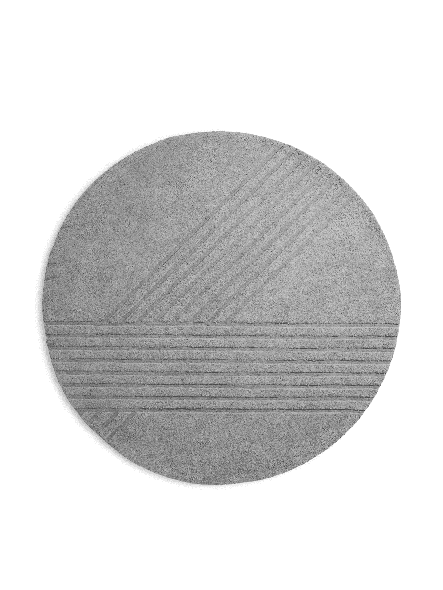 WOUD Kyoto rug (Ø: 200 cm) - Grey — фото 2