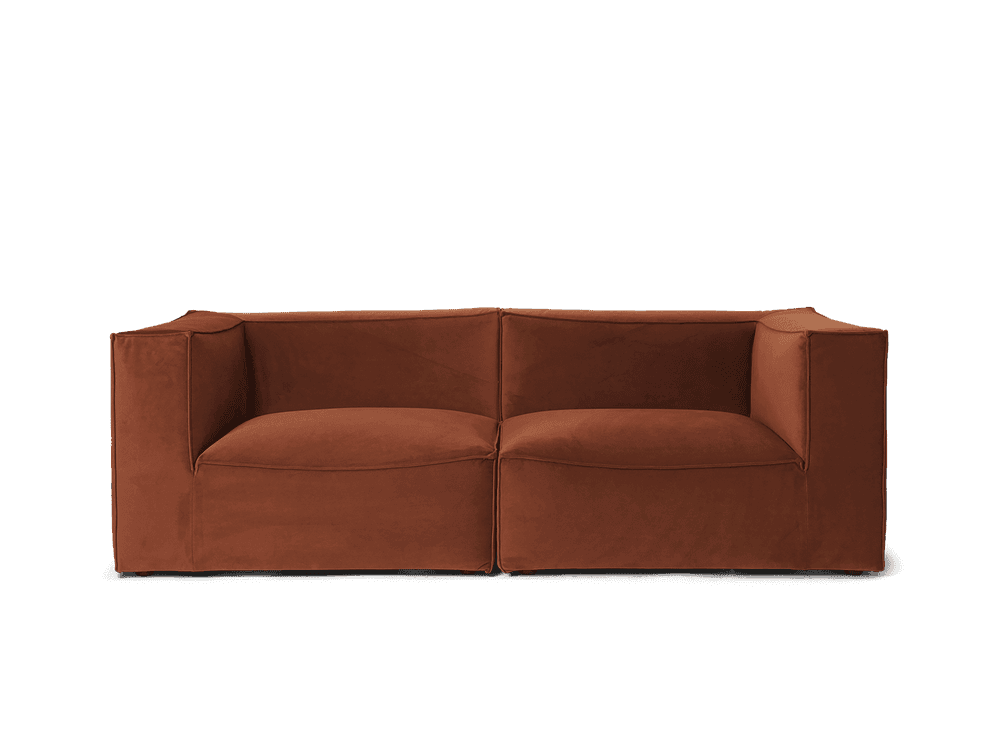 Ferm Living Catena Sofa Armrest Right S401 - Rich Velvet - Rust — фото 4