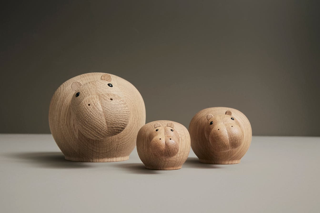WOUD Hibo hippopotamus (Small) - Oak — фото 4