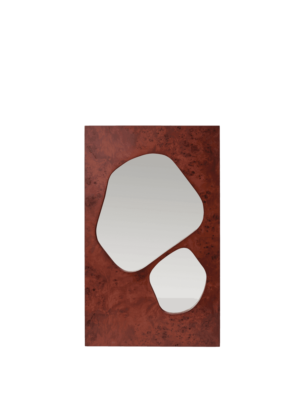 Ferm Living Folia Mirror - Medium - Dark Stained Burl — фото 2