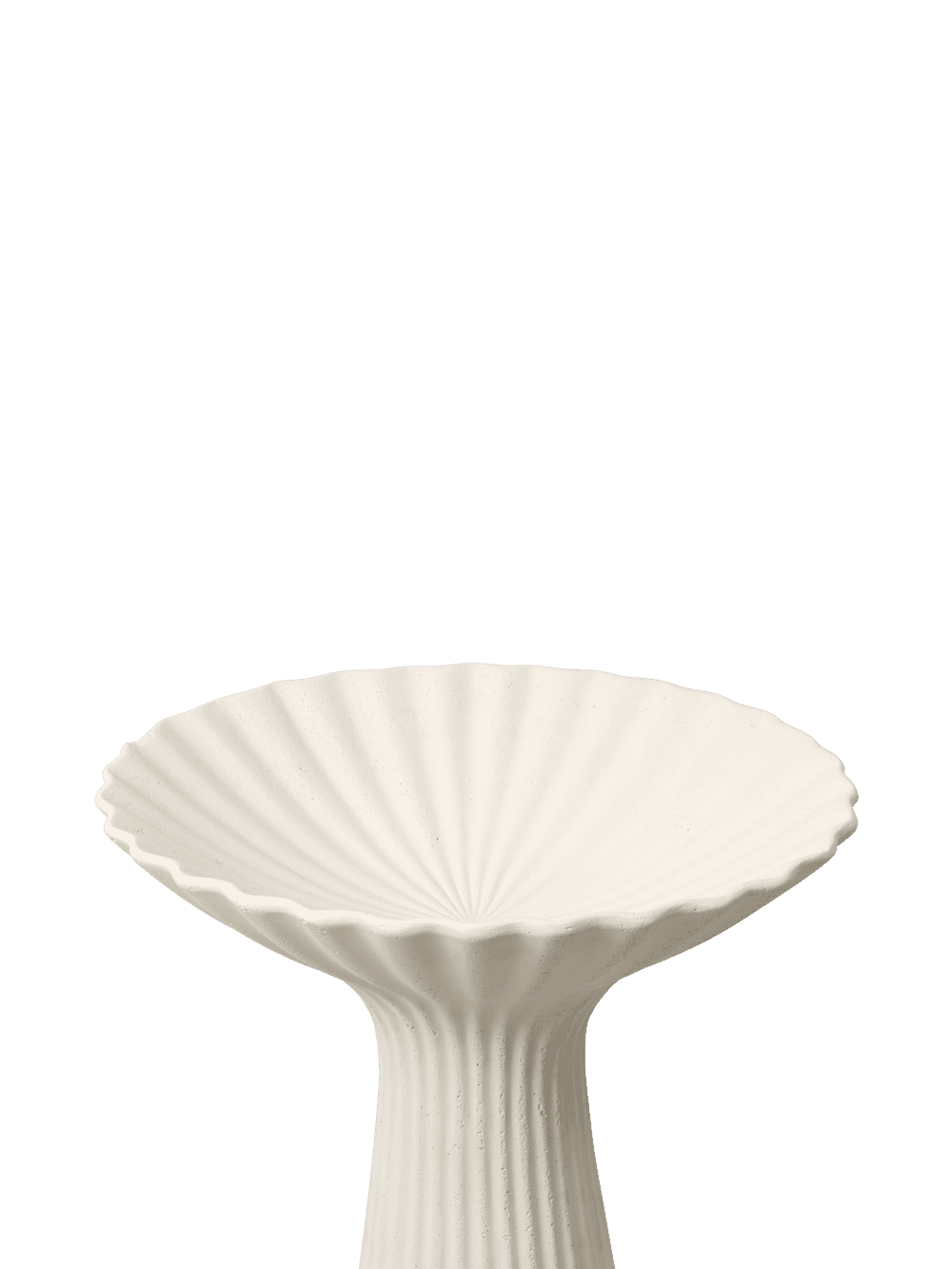 Ferm Living Fountain Pedestal Bowl - Ivory — фото 5