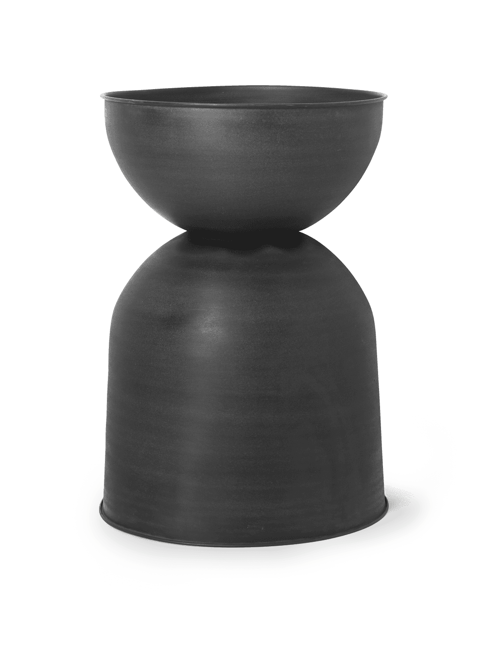 Ferm Living Hourglass Pot - Large - Black — фото 4