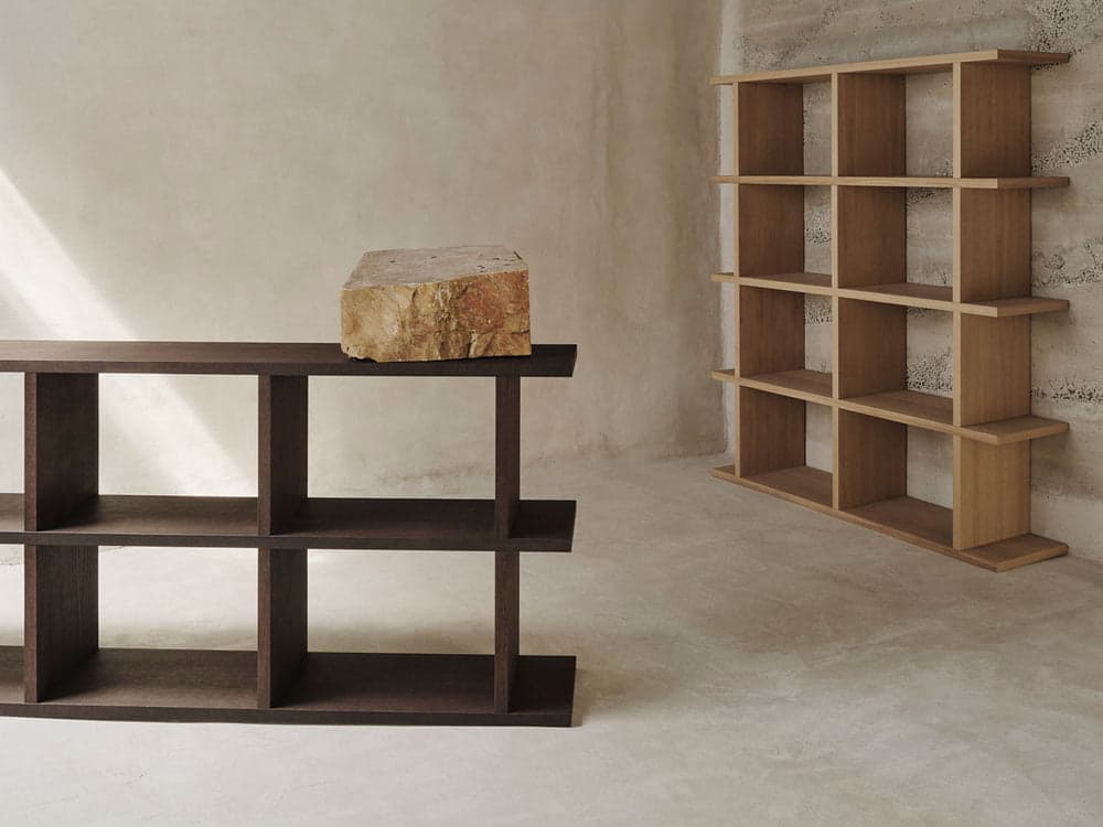 Ferm Living Kona Bookcase - 3x2 - Dark Stained Oak — фото 4
