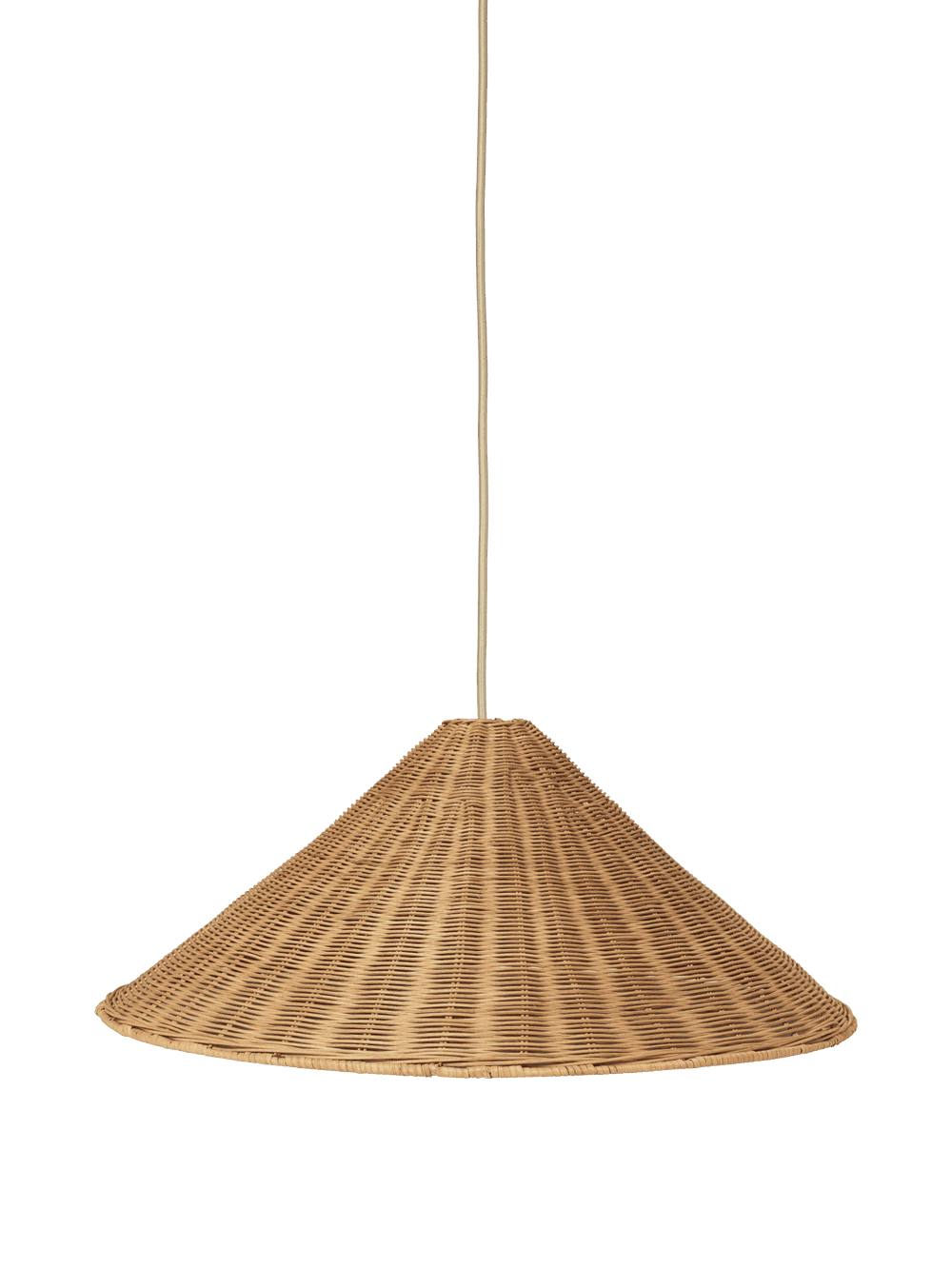 Ferm Living Dou Lampshade - Ø68 - Natural — фото 3