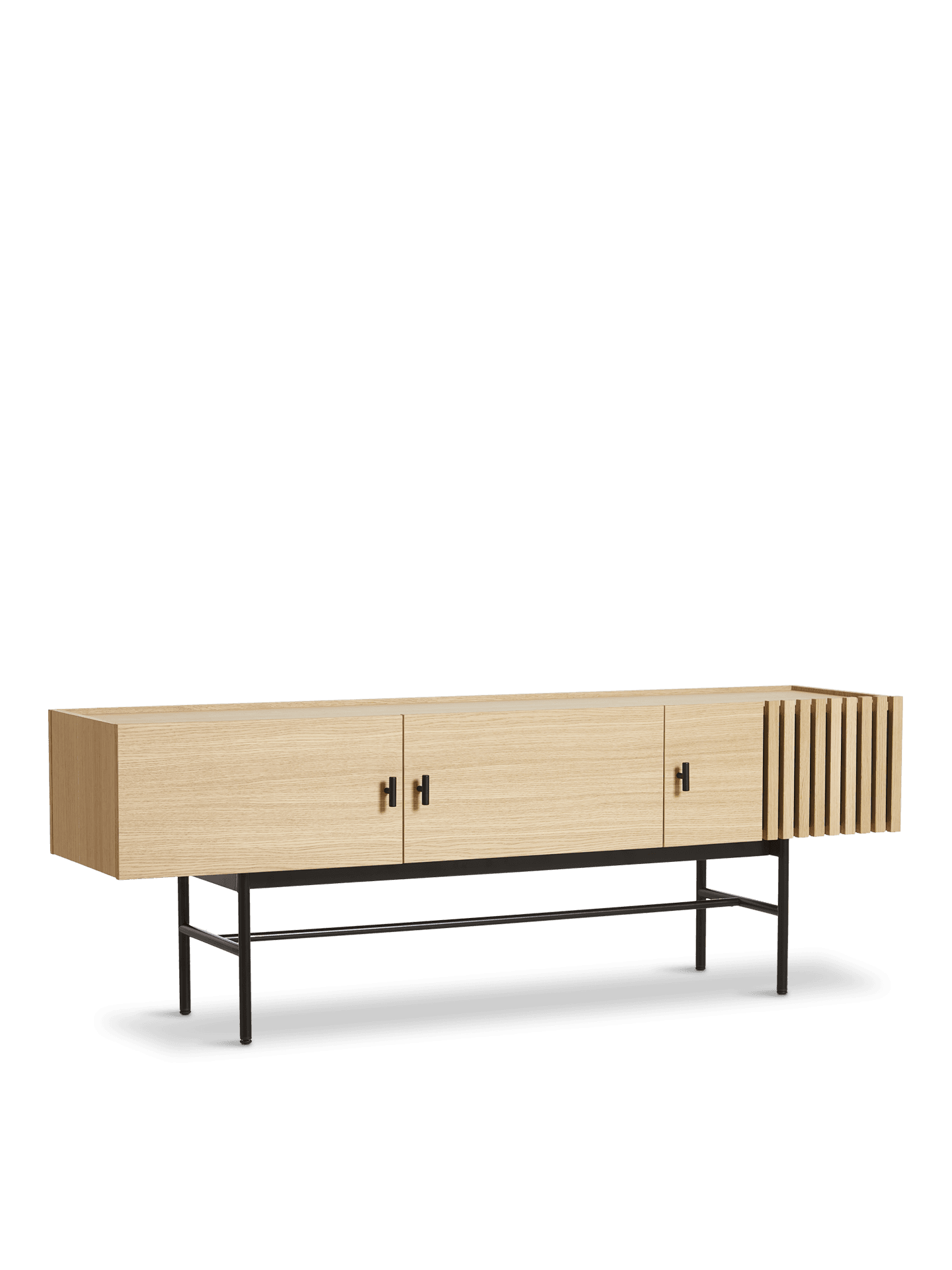 WOUD Array low sideboard (150 cm) - White pigmented oak — фото 2