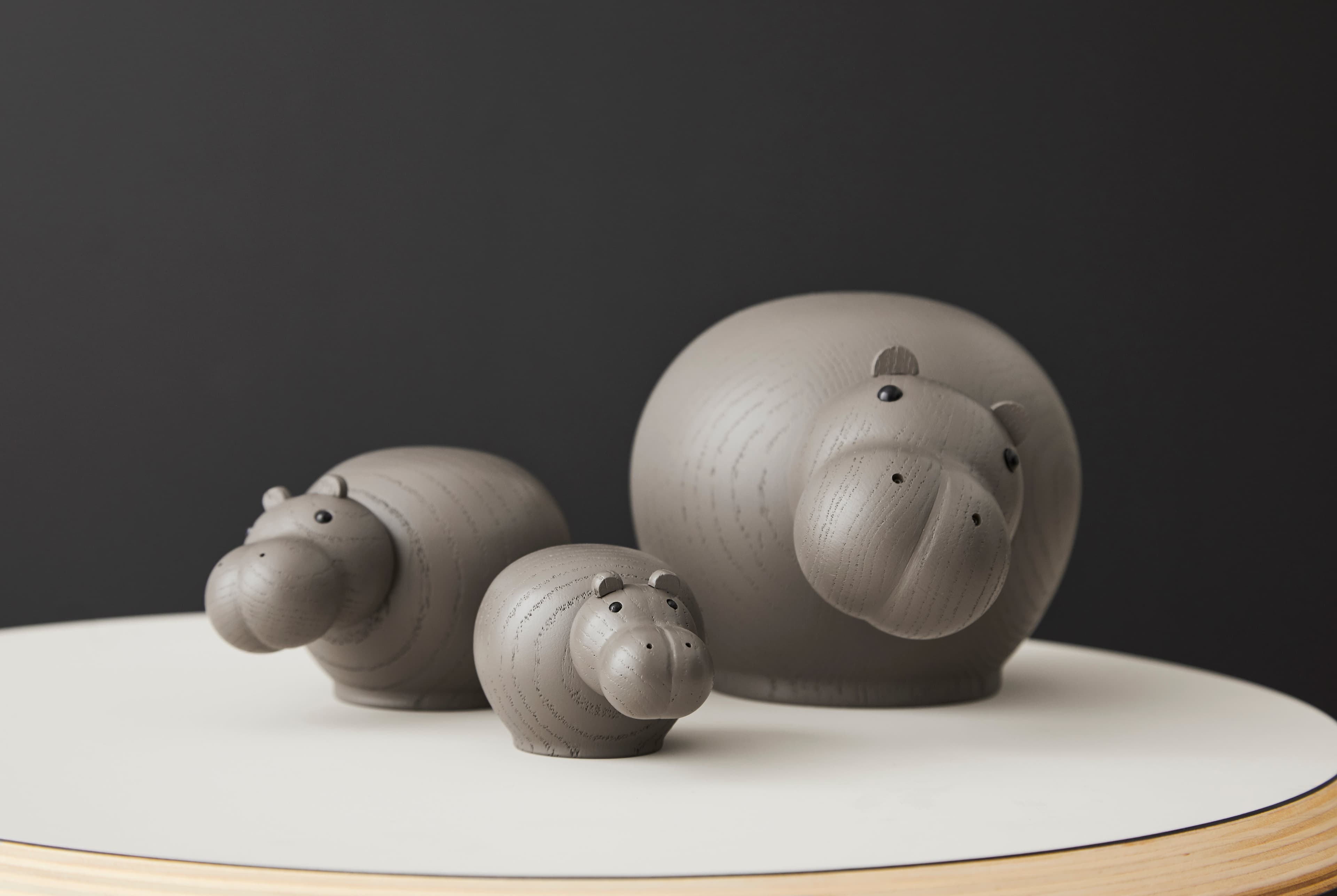 WOUD Hibo hippopotamus (Medium) - Taupe — фото 4