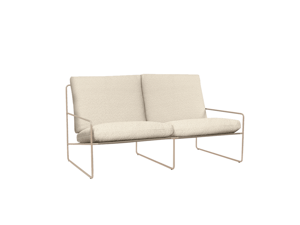 Ferm Living Desert 2-seater - Cashmere - Pure Bouclé - Off-White — фото 5