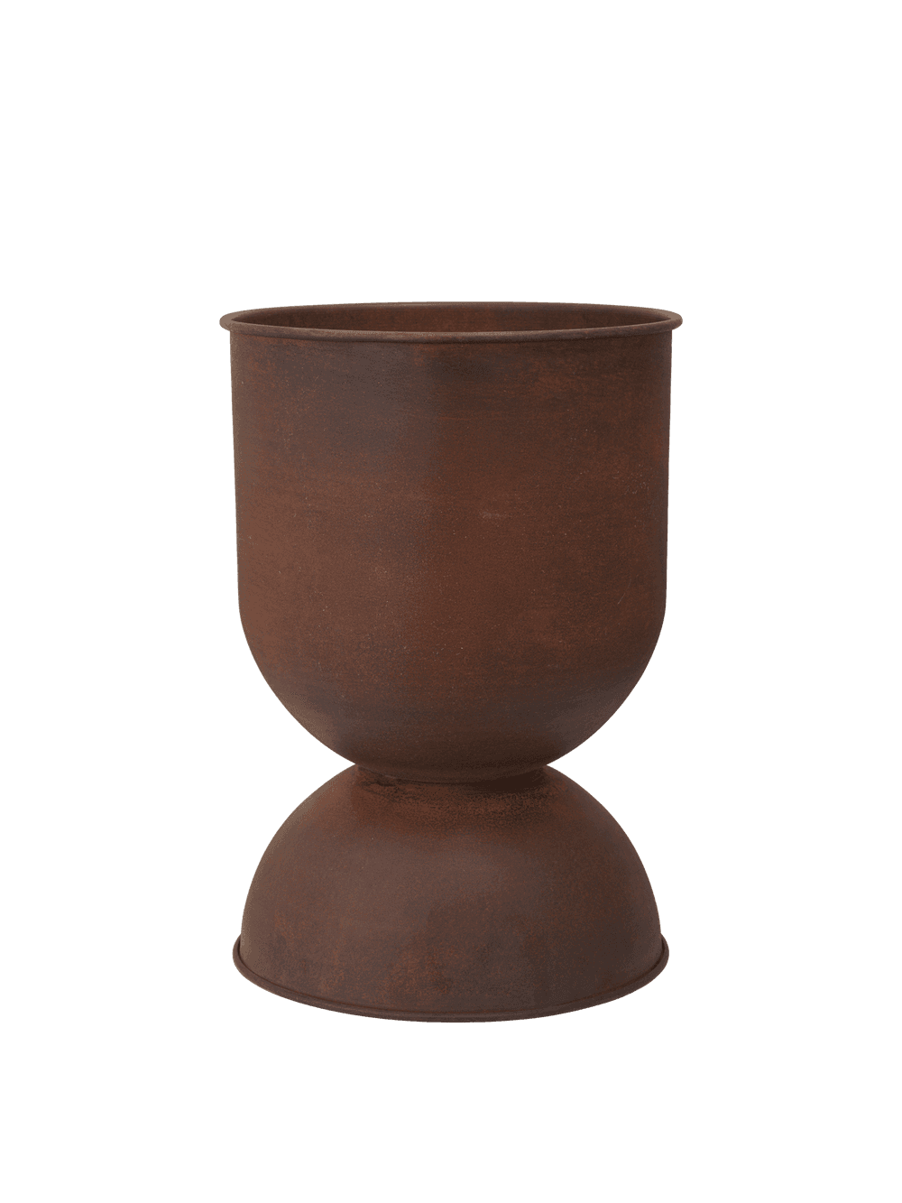Ferm Living Hourglass Pot - Medium - Rust — фото 2