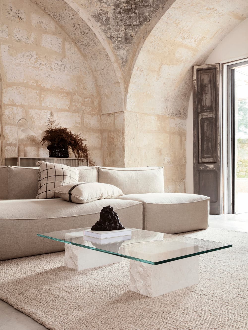 Ferm Living Mineral Coffee Table - Bianco Curia — фото 3