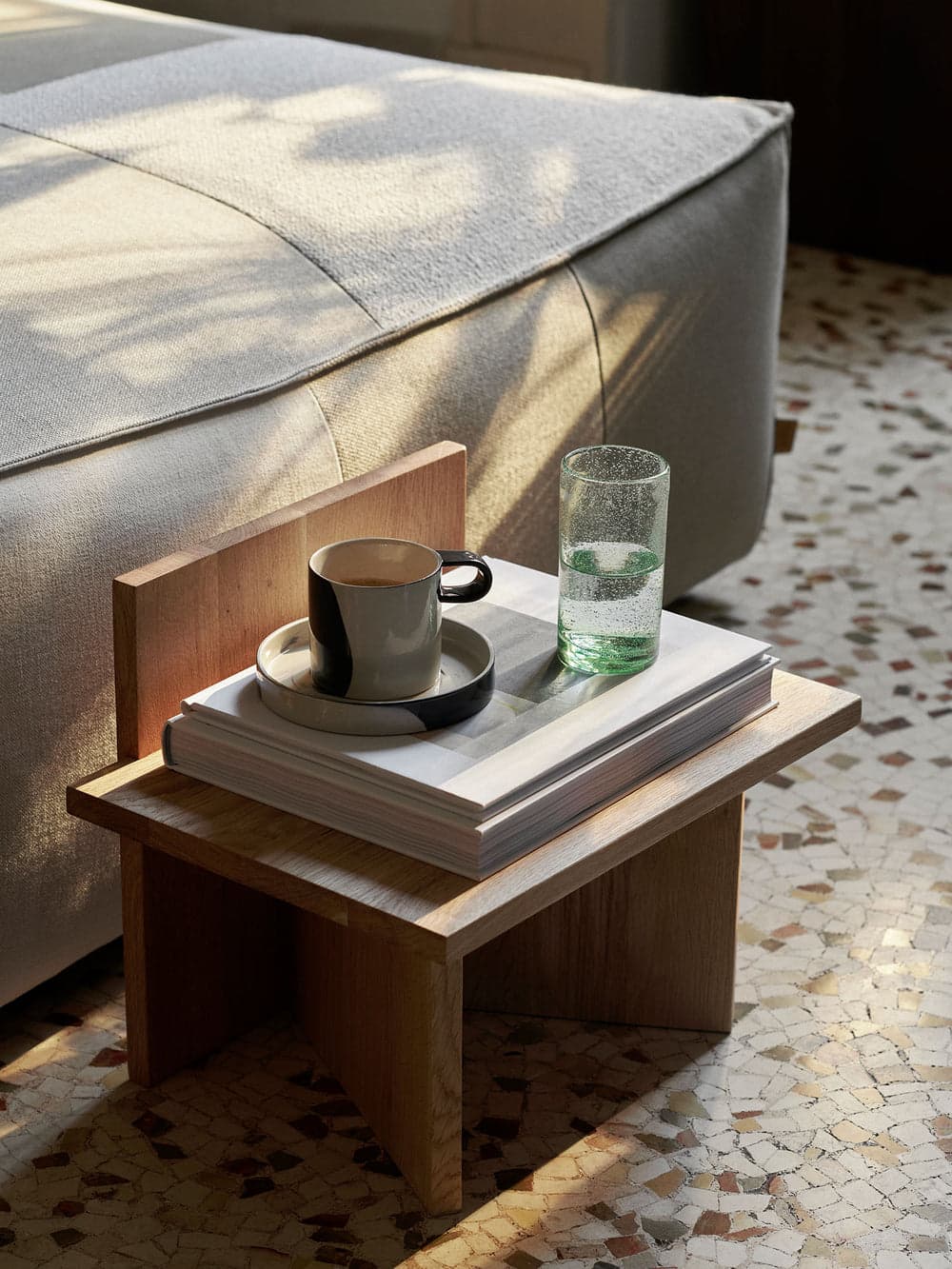Ferm Living Oblique Stool - Oak — фото 3