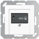 USB розетка для зарядки мобильных устройств тип C, 5-60W, белый, Jung