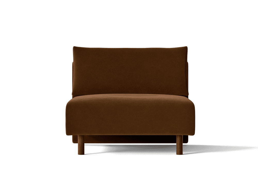 Ferm Living Dase Sofa Center - Rich Velvet - Soft Brown — фото 3