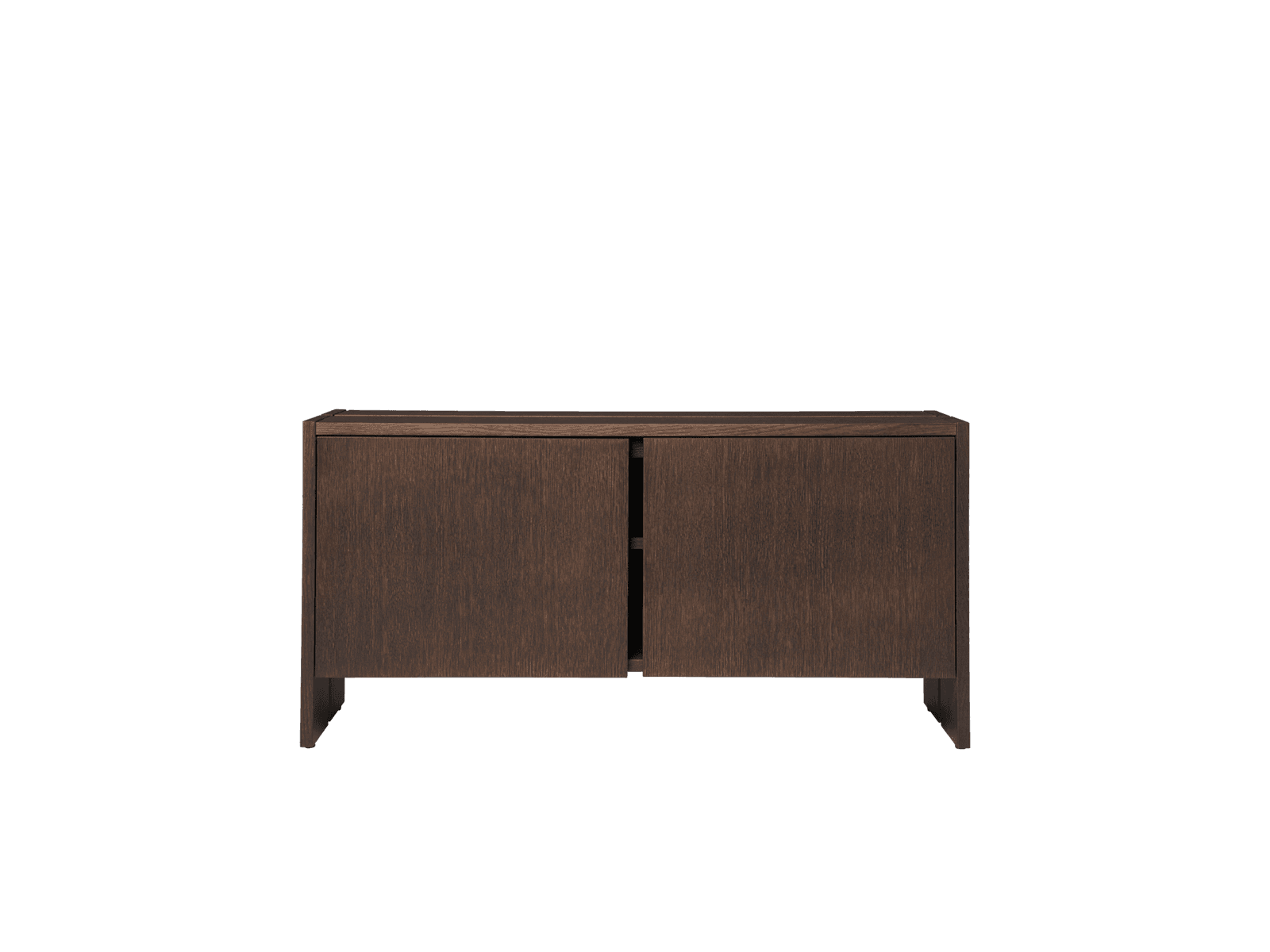 Ferm Living Parcel Hallway Cabinet - Low - Dark Stained Oak