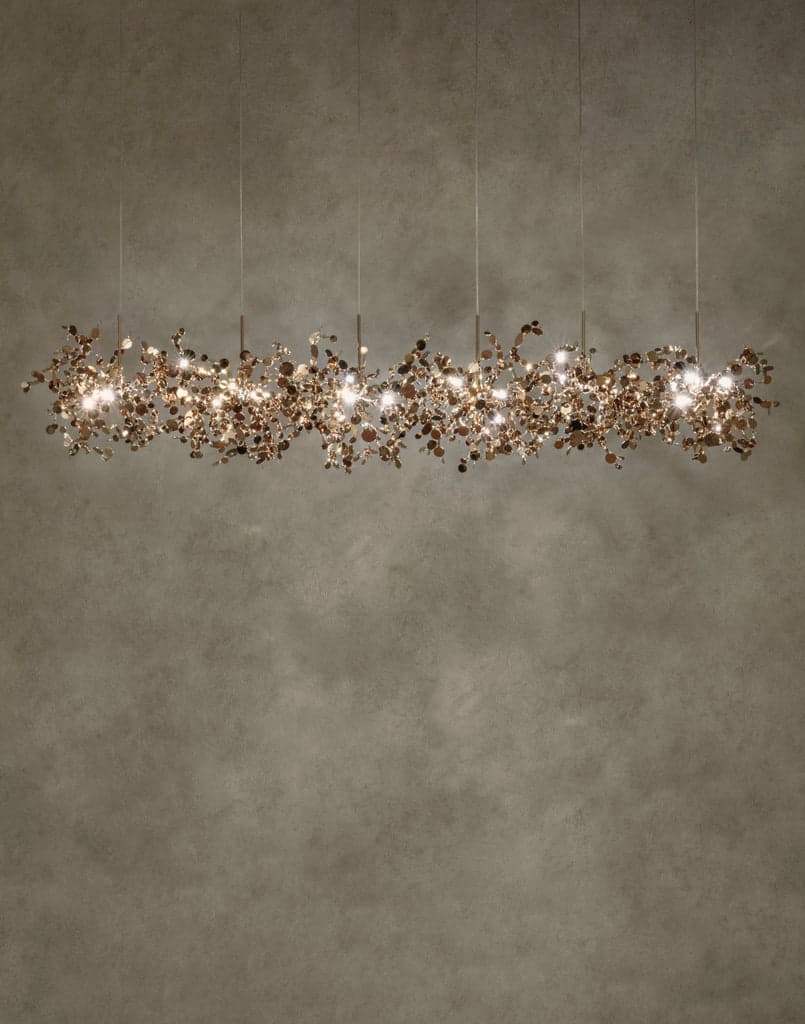 Terzani Argent 6 linear multi light pendant — фото 7