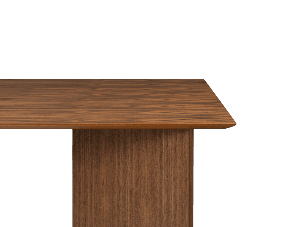 Ferm Living Mingle Table Top - Rectangular - Walnut Veneer — фото 5