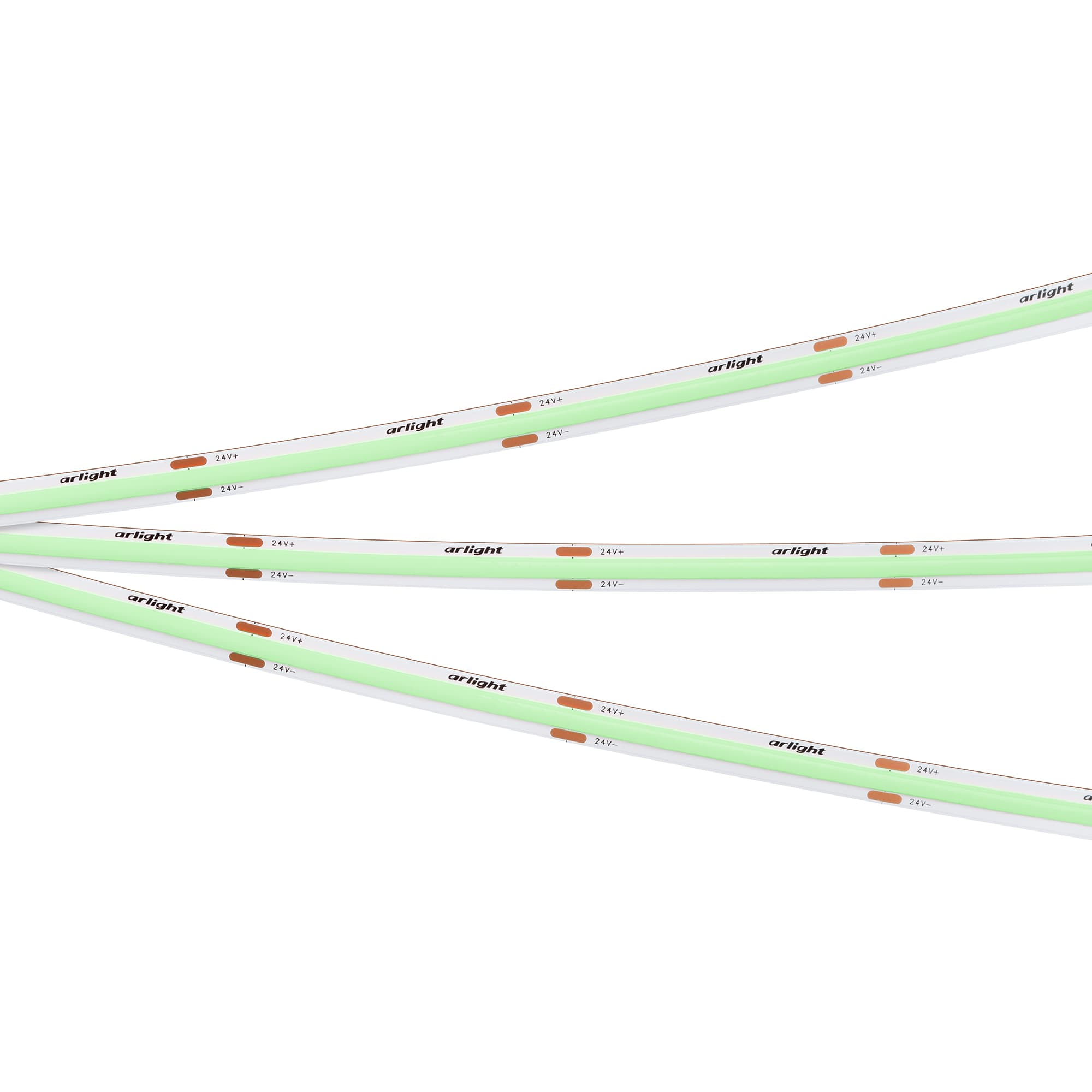 Светодиодная лента COB-X480-8mm 24V Emerald (8 W/m, IP20, 5m) (Arlight, -) 047742 — фото 3